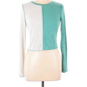 Wild Fable Two-Tone Long Sleeve Top